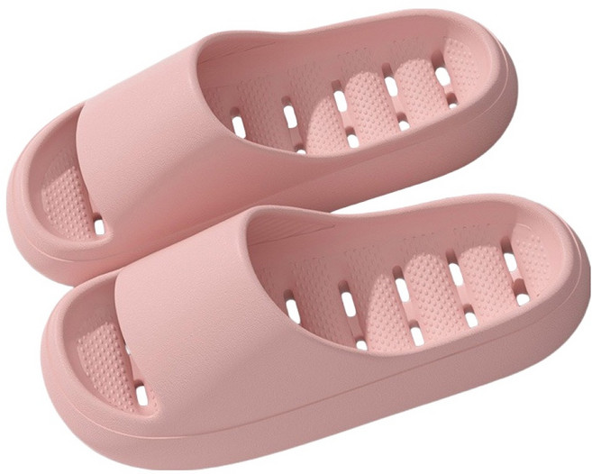 도림 도톰 비비드 물빠짐 미끄럼방지 EVA 욕실화, 핑크, 1개