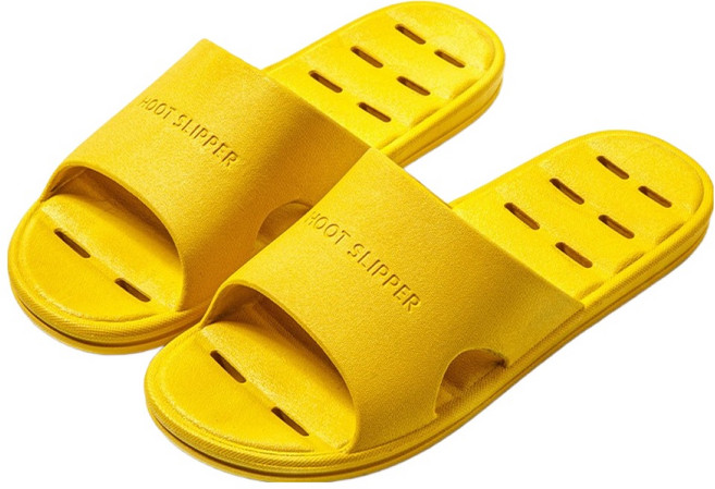 도림 모던 물빠짐 미끄럼방지 욕실화, 옐로우, 1개