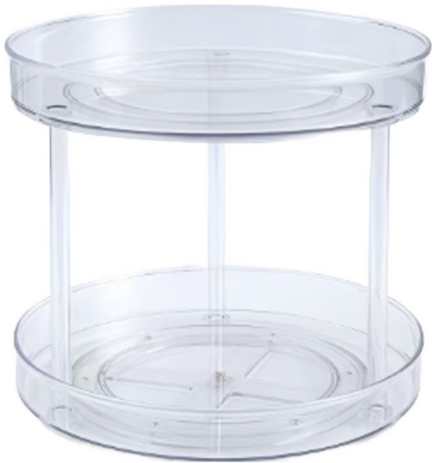 리브리카 만능 360도 회전 트레이 다용도 수납함 2단, 1개