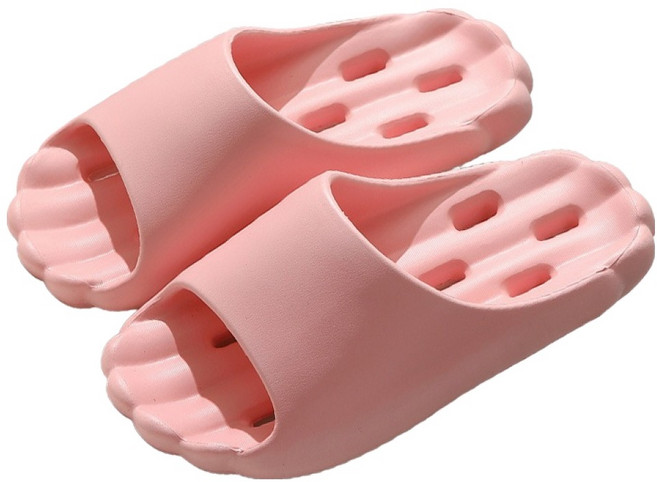 도림 젤리 웨이브 물빠짐 미끄럼방지 욕실화, 핑크, 1개