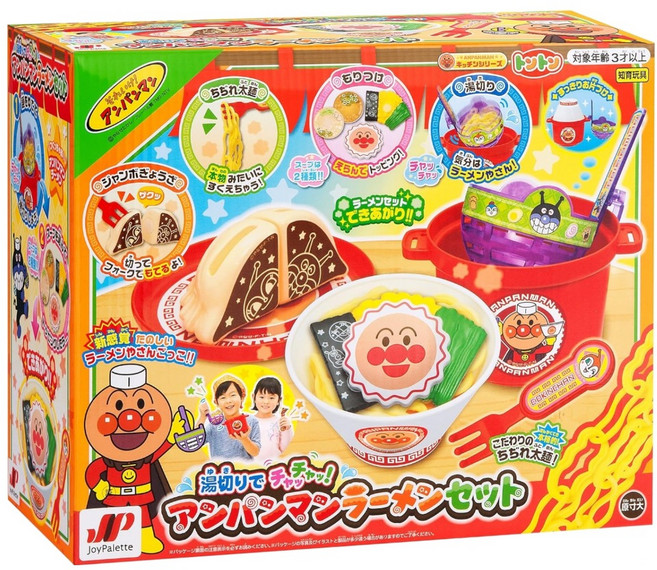 ANPANMAN 麵包超人 現點現做 麵包超人拉麵套餐玩具組, 1個, 麵包超人拉麵套餐 多色