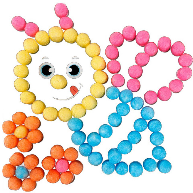 미니플레이콘 도트아트 4인용, 꿀벌, 1개