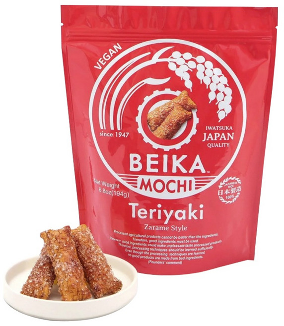 BEIKA MOCHI 巖塚 Seika Beika 醬燒照燒米餅, 194g, 1個