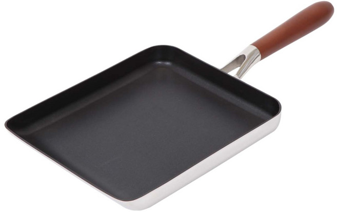 알텐바흐 인덕션 파인우드 통5중 사각 에그팬, 20cm, 1개