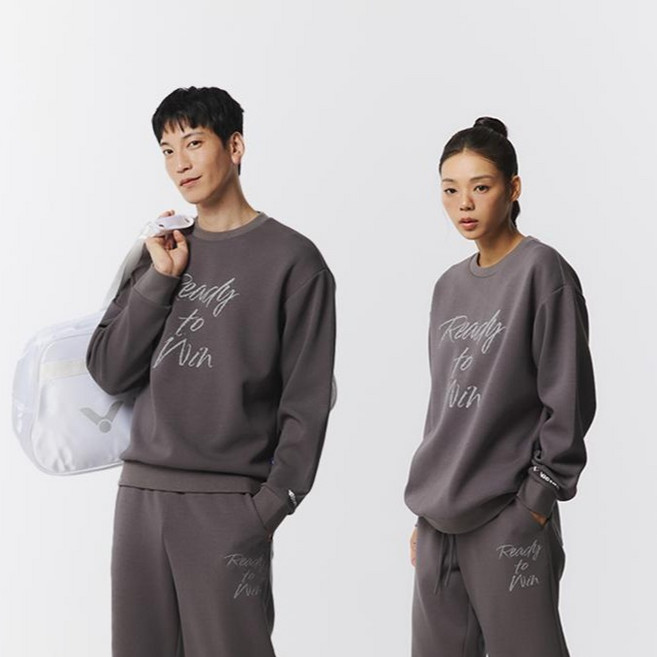 빅터 SMOOTH SCRIPT CREWNECK 배드민턴 맨투맨 VT25CTL204U