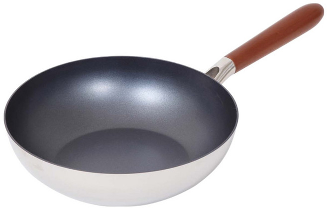 알텐바흐 인덕션 파인우드 통5중 웍팬, 24cm, 1개