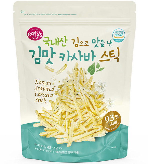 이더스 김맛 카사바 스틱, 210g, 1개