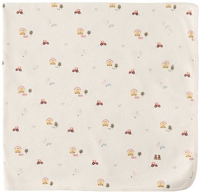 Minkmui 新生兒用 Farm Land 包巾 FREE