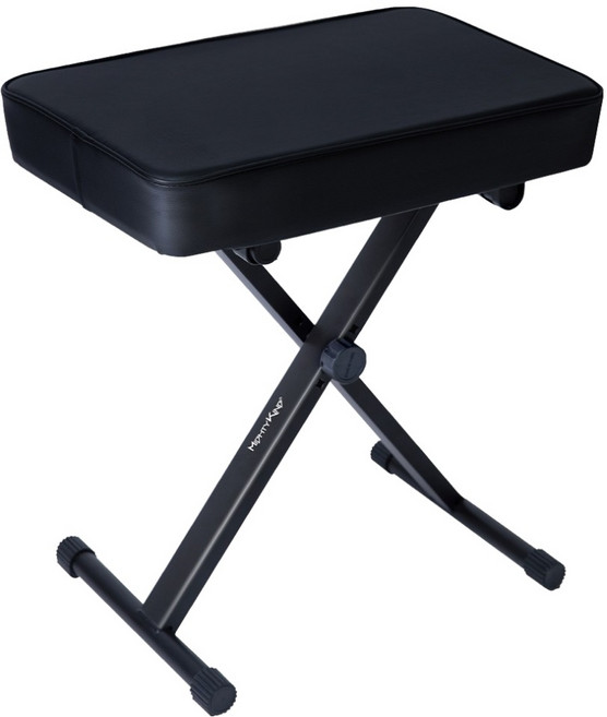 마이티킹 높이조절 전자 키보드 디지털 피아노 의자 MKB220, 블랙, 1개