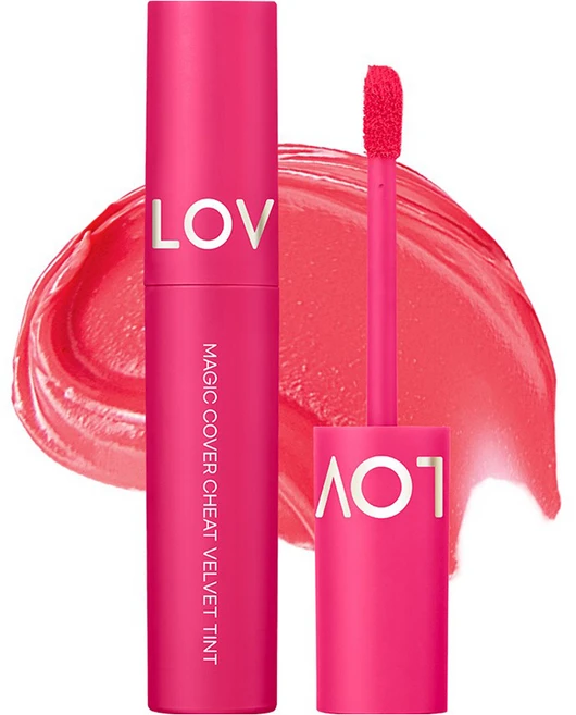 러블리씨씨 매직 커버 치트 벨벳 틴트 3.6g, 1호루빈레드, 1개 - 쿠팡