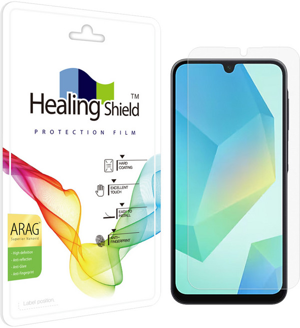 힐링쉴드 ARAG 고화질 저반사 액정보호필름 세트, 1세트