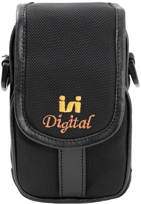 라이징 Pocket Shot 컴팩트 카메라 크로스백, 블랙, 1개