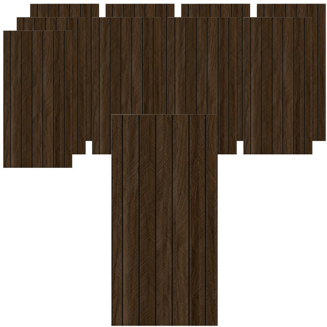 쇼핑닥터 셀프 접착 인테리어 테코 타일 30 x 60 cm, 우드패턴8, 10개