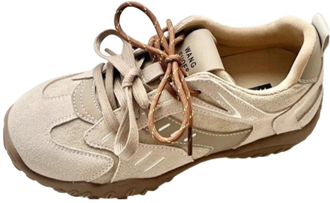 페이퍼먼츠 마룬 투컬러 포인트 키높이 운동화 10267