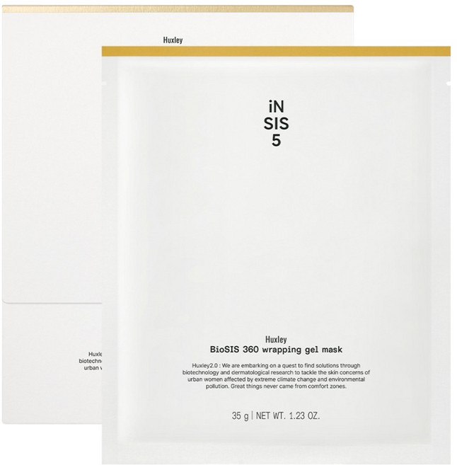 헉슬리 바이오시스360 랩핑 겔 마스크팩, 5개입, 1개