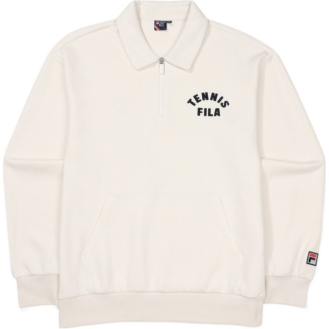 휠라 남녀공용 테니스 베이직 카라 맨투맨 FS2POF3313X