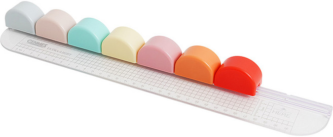 CopierLand 護樂美 7合1馬卡龍色系多功能裁紙機, 13203, A4