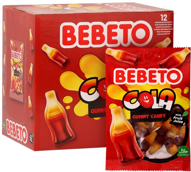 베베토 콜라향 젤리, 80g, 12개