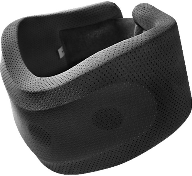 StarGo 防低頭頸托護頸帶 護頸枕 頸部舒壓支撐帶 非醫療用 頸椎牽引器 U型護頸枕頭 護頸脖套, 1個, 黑色