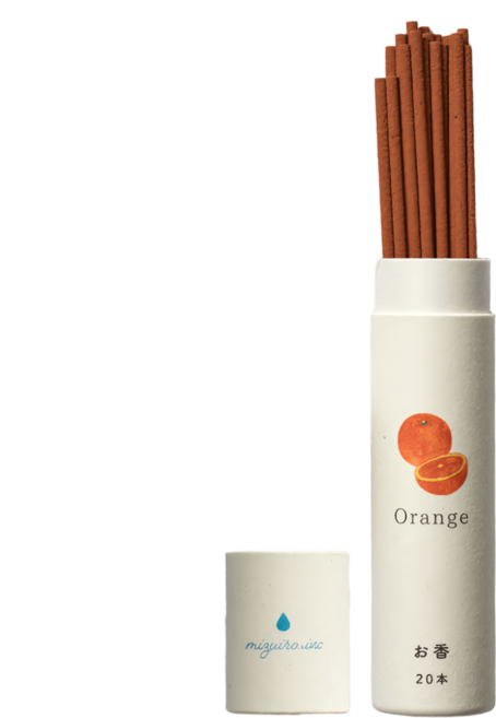 mizuiro 天然素材線香20入, Orange