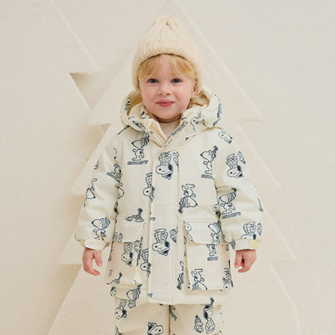 milkmile New Kids On Peanuts 史努比滑冰滑雪外套