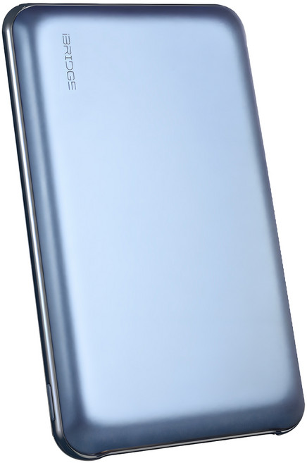 iBRIDGE 超輕薄帶線行動電源 10000mAh, IBM003, 星空藍