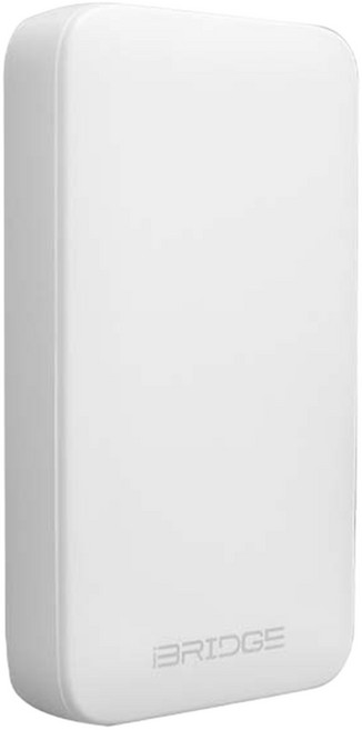 iBRIDGE USB-A + Type-C GaN 65W 超薄型急速電源供應器 IBC022-2-WH, 白色, 1個