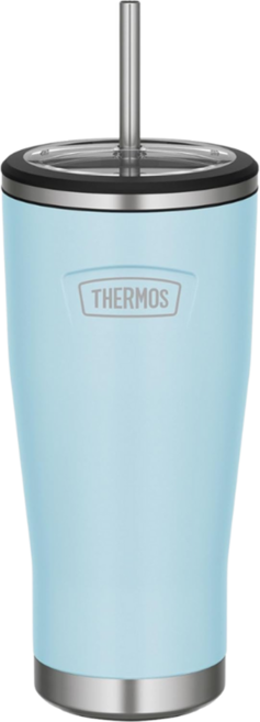 THERMOS 膳魔師 吸管保冷杯 ASTB-710 GLC, 1個, 冰川藍, 710ml