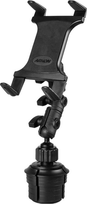 ARKON 스위블로버스트 차량용 컵홀더 태블릿 거치대 TABRMRA123, 1개, 블랙