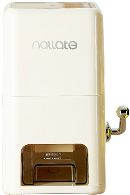 PINMOO 品沐 按壓式mini儲米桶, 1個, 白色