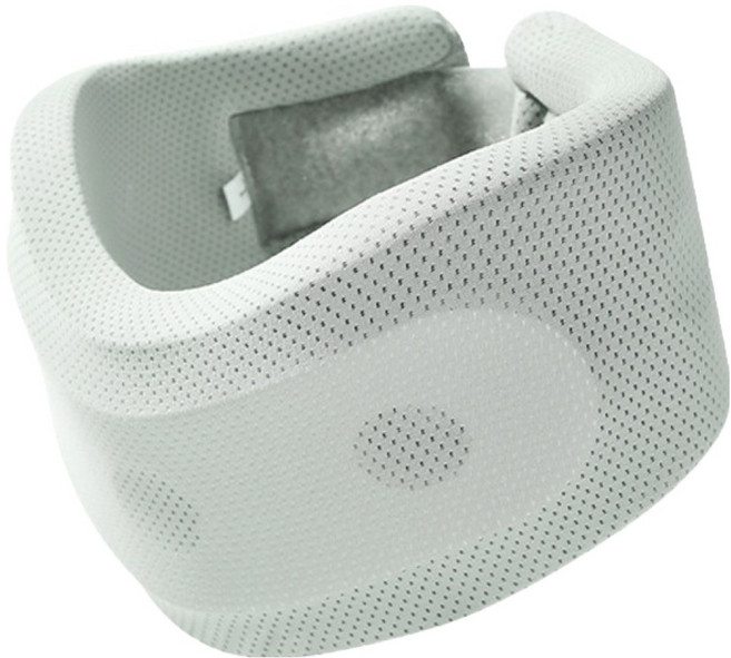 StarGo 防低頭頸托護頸帶 護頸枕 頸部舒壓支撐帶 非醫療用 頸椎牽引器 U型護頸枕頭 護頸脖套, 1個, 豆綠色