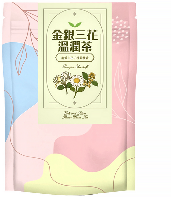 Cammie 佳美 金銀三花溫潤茶, 3g, 10個裝, 1組