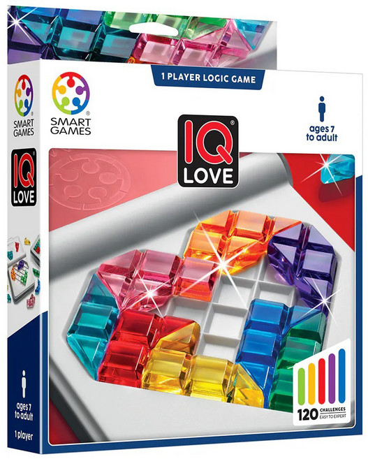 SMART GAME IQ 愛心大挑戰, 1盒, 多色, 120片