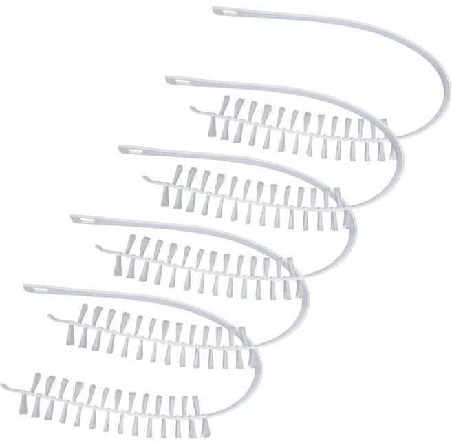 네스팅홈 틈새 세탁기 청소솔 브러쉬, 화이트, 5개