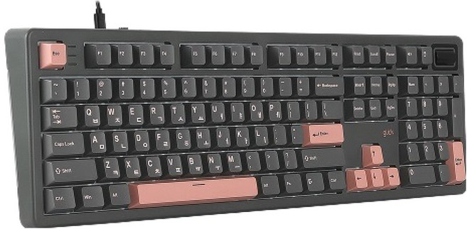 지클릭커 파도프로젝트 SPK107 8K 제주스위치 풀윤활 기계식 키보드, 머큐리핑크, SPK107(도각도각45g), 제조사축