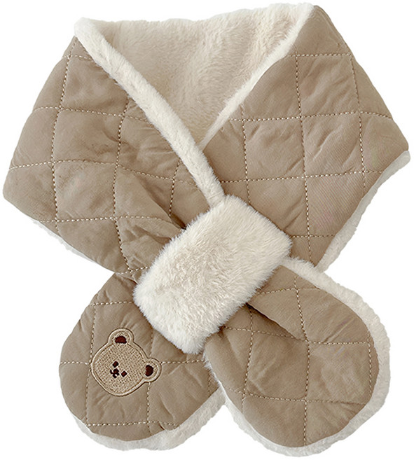 키즈트리 아동용 곰돌이 토끼 패딩 네키 목도리 WJ-099