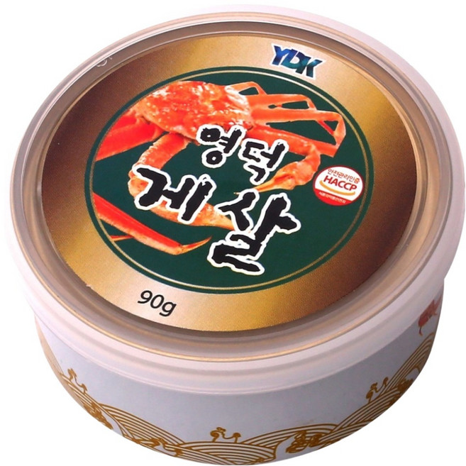 YDK 即食蟹肉 綠盒, 1個, 90g