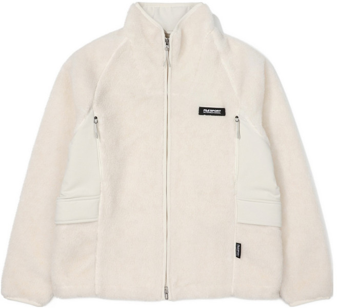 휠라 남녀공용 인터내셔널 우븐 배색 보아 플리스 FS2PLF4131X