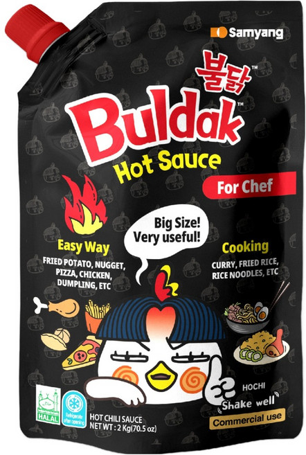 Buldak Ramen 火辣雞肉風味辣醬, 1個, 2kg