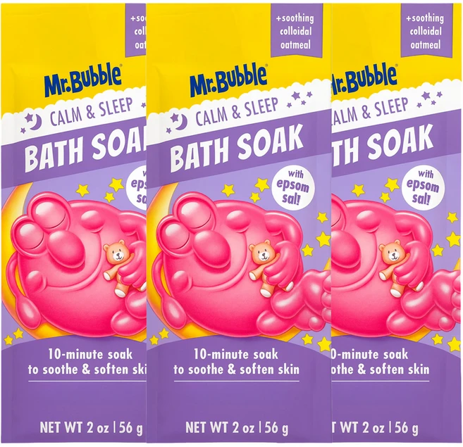 미스터버블 유아용 캄앤슬립 바스소크 라벤더 향, 56g, 3개 - 쿠팡