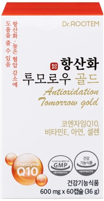 닥터루템 항산화 투모로우 골드 36g, 60정, 1개 - 쿠팡
