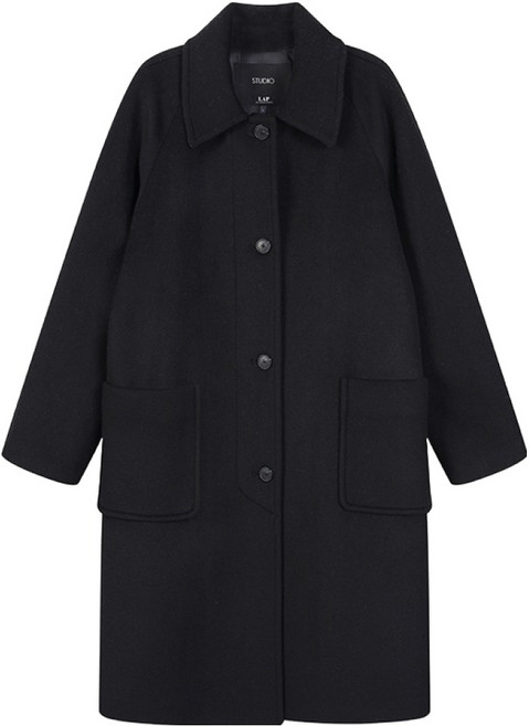 랩 여성용 4버튼 롱 맥코트 AR4WTM71