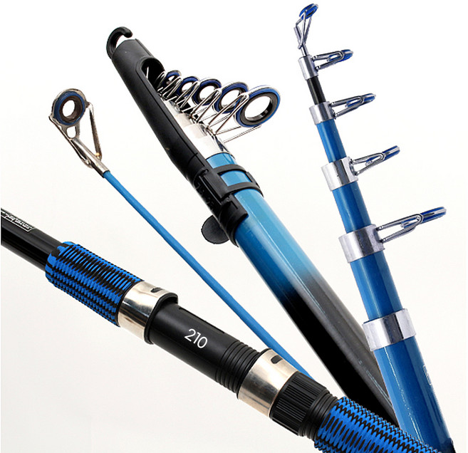 싸파 커플 플레이 릴대 낚시대, 블루