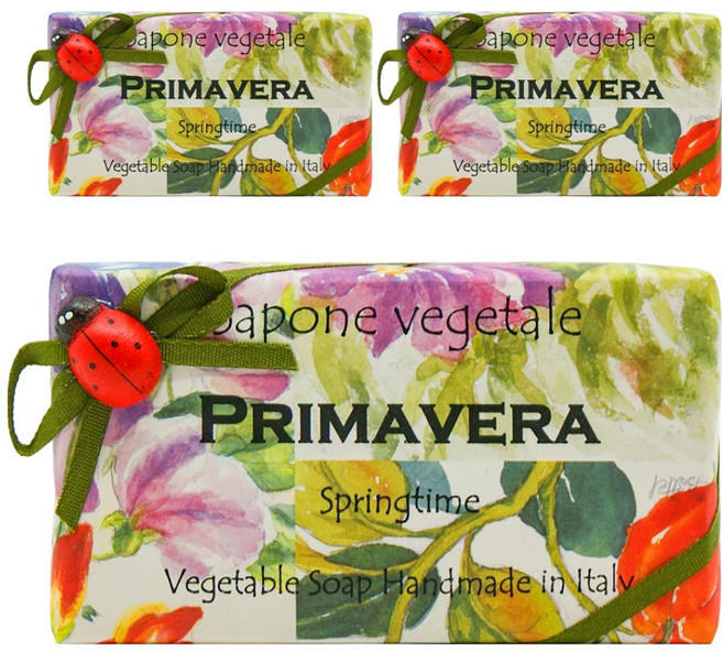 알카미아비누 무당벌레 향수 비누 프리마베라, 200g, 3개