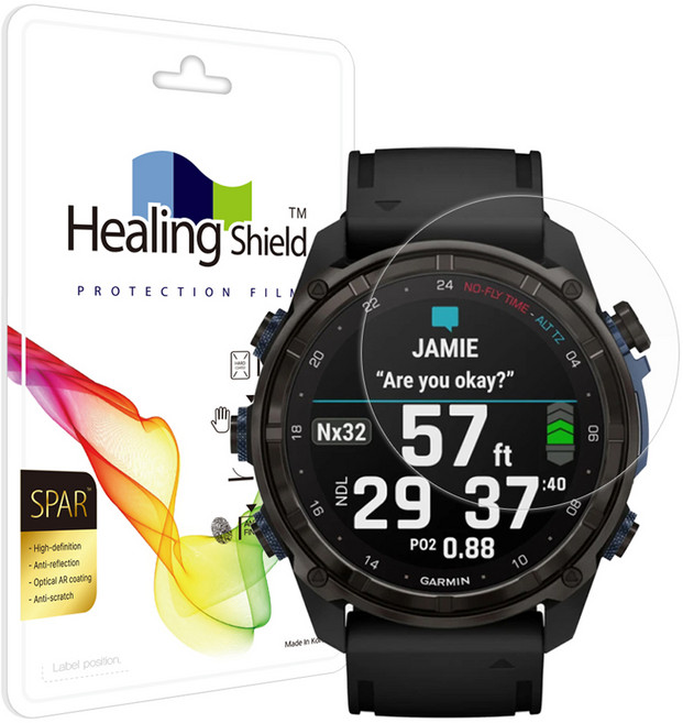 Healing Shield Superior AR 高畫質螢幕保護貼 2片組, 1套, 混合顏色