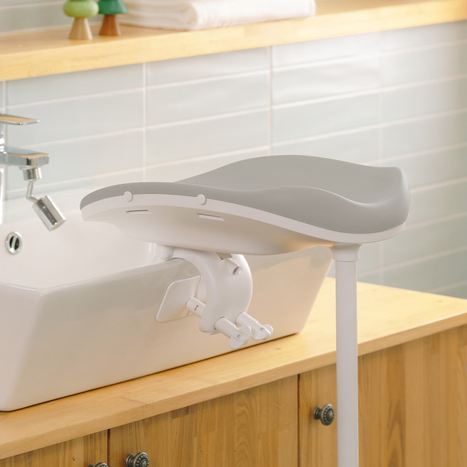 폴레드 허그베어 뉴본 아기비데 세면대형, 그레이