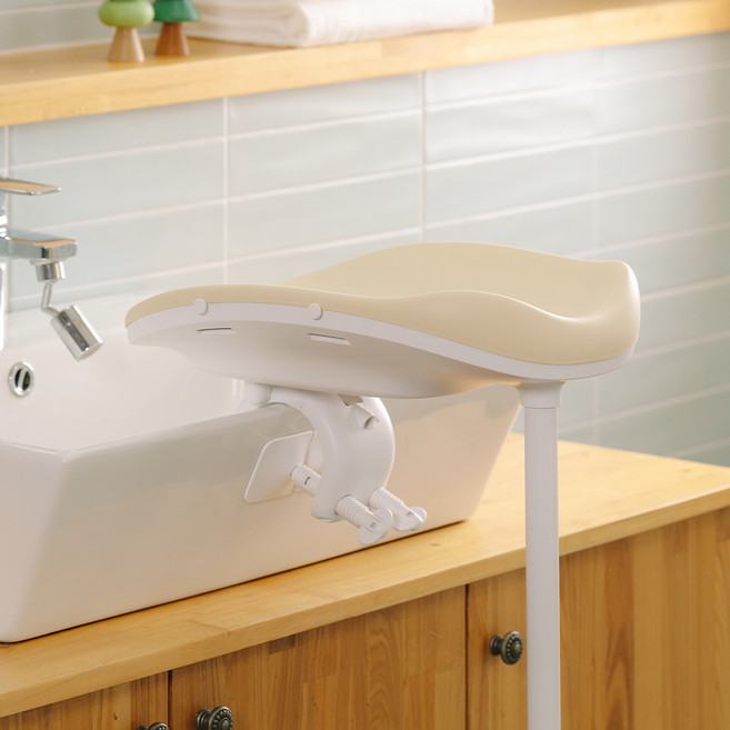 폴레드 허그베어 뉴본 아기비데 세면대형, 크림