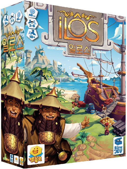 La Boite de Jeu Gemlo Ilos 桌遊, 天藍色 + 綠色 + 褐色, 1個