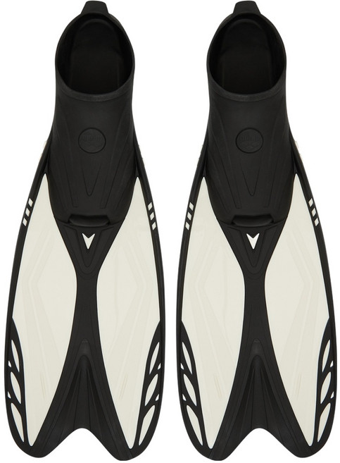 아레나 롱핀 오리발 A5AC1AF01, WHITE