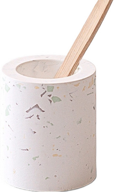 한봄누리 규조토 테라조 칫솔꽂이, 그린, 1개
